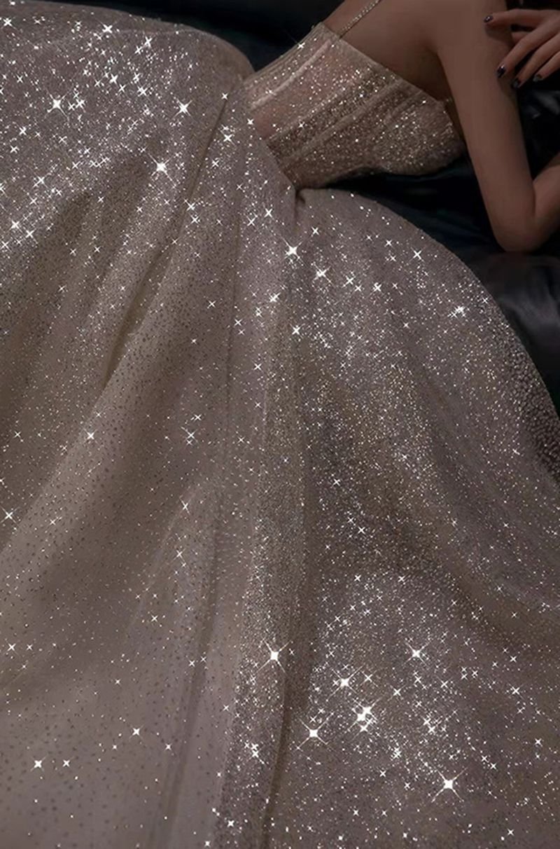 Shiny Sparkling Bustier Corset Bodice Gown Dress - Image 29