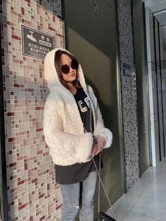 Oversize Braided Chunky Sweater Hoodie Knitted Cardigan Jacket Sweater - Image 17