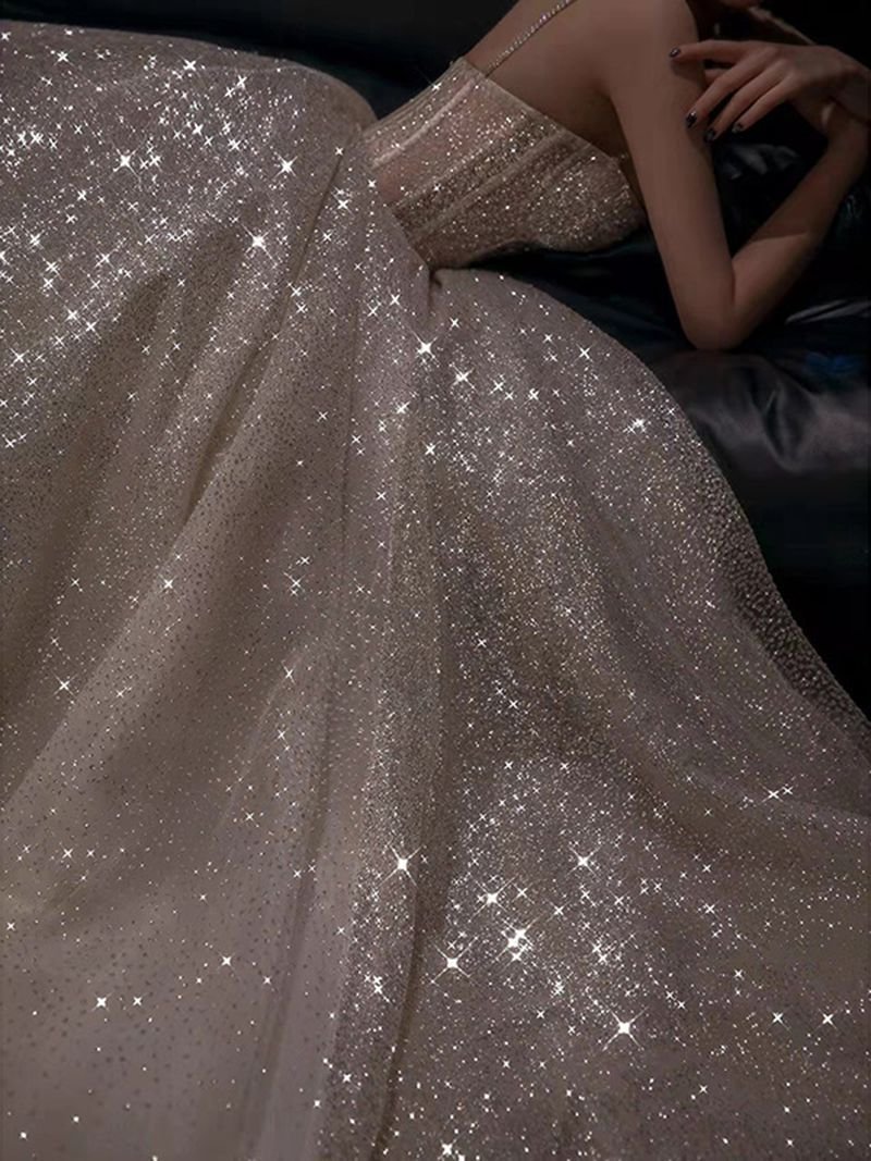 Shiny Sparkling Bustier Corset Bodice Gown Dress - Image 19